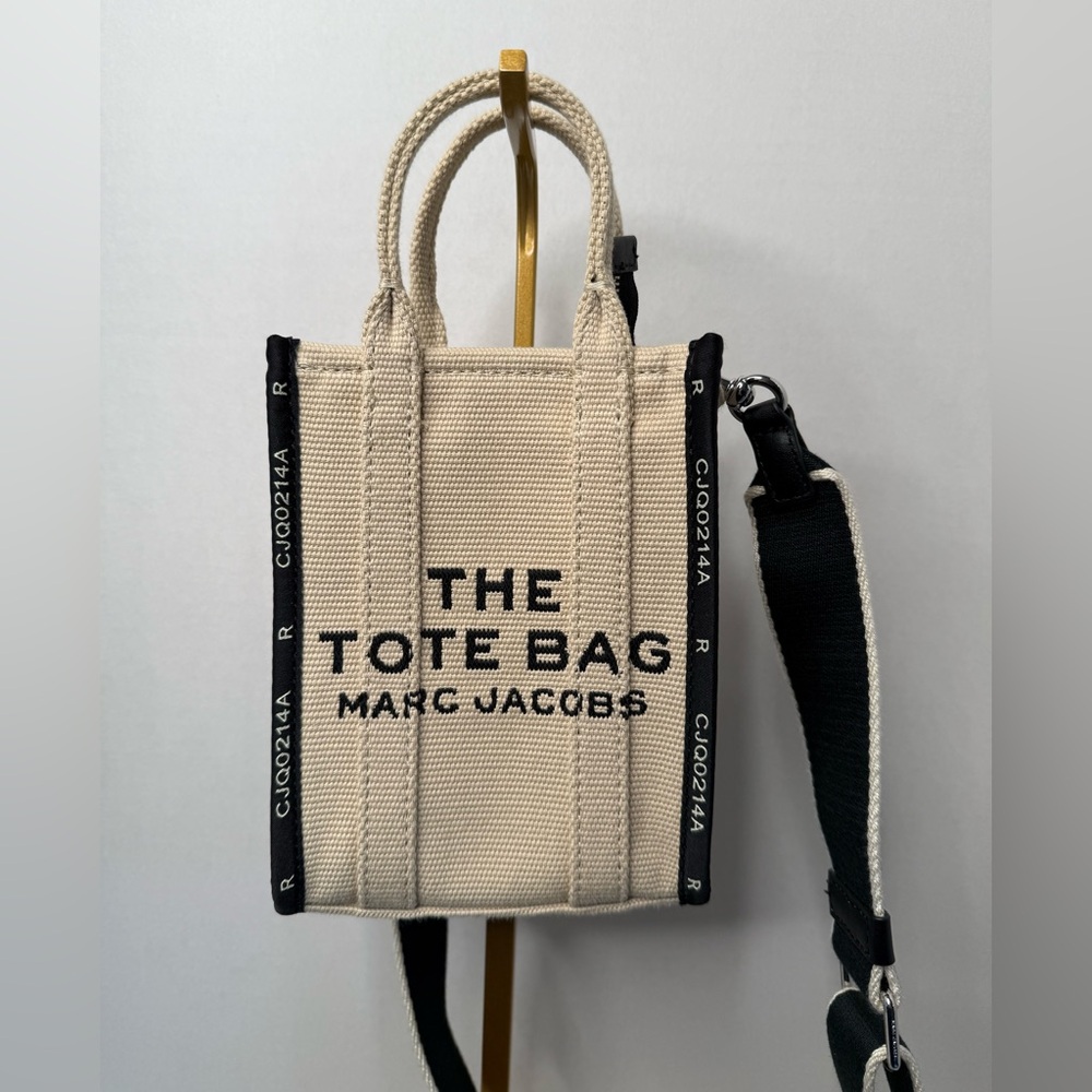 Marc Jacobs Cream and Black Crossbody Bag